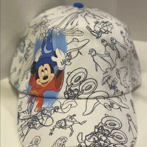 Mickey Sorcerer Ink & Paint Youth Hat NWT